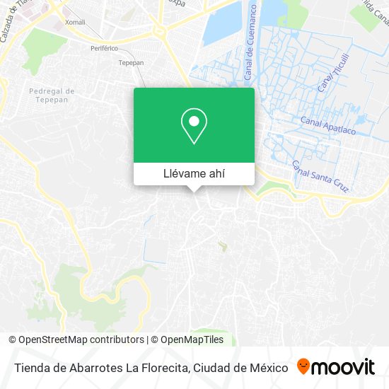 Mapa de Tienda de Abarrotes La Florecita