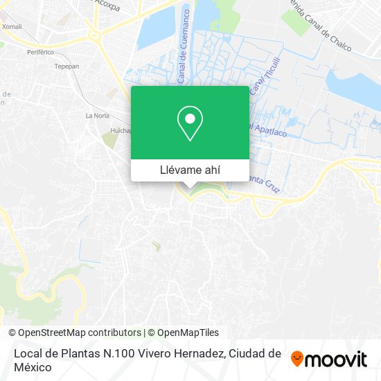 Mapa de Local de Plantas N.100 Vivero Hernadez