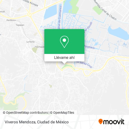 Mapa de Viveros Mendoza