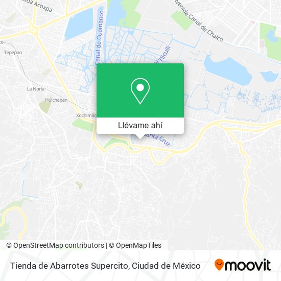 Mapa de Tienda de Abarrotes Supercito