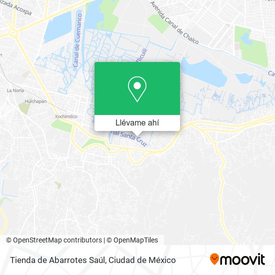 Mapa de Tienda de Abarrotes Saúl