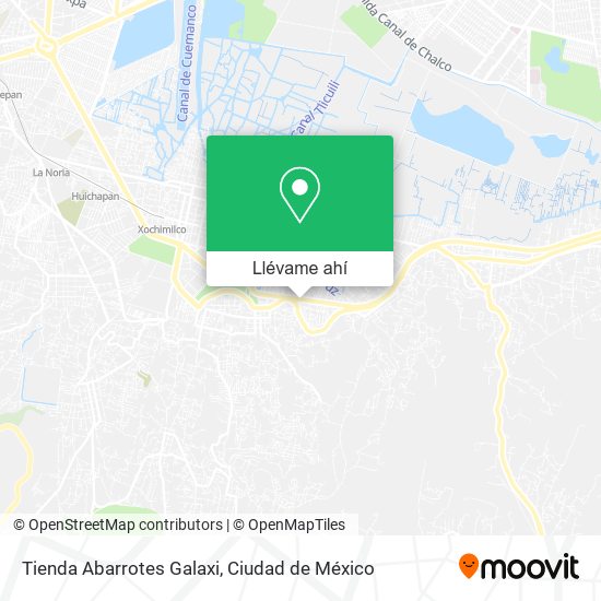 Mapa de Tienda Abarrotes Galaxi