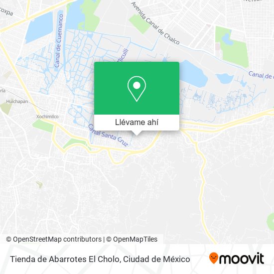 Mapa de Tienda de Abarrotes El Cholo
