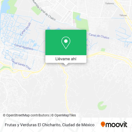 Mapa de Frutas y Verduras El Chicharito