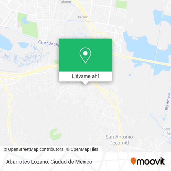 Mapa de Abarrotes Lozano