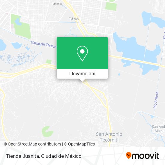 Mapa de Tienda Juanita