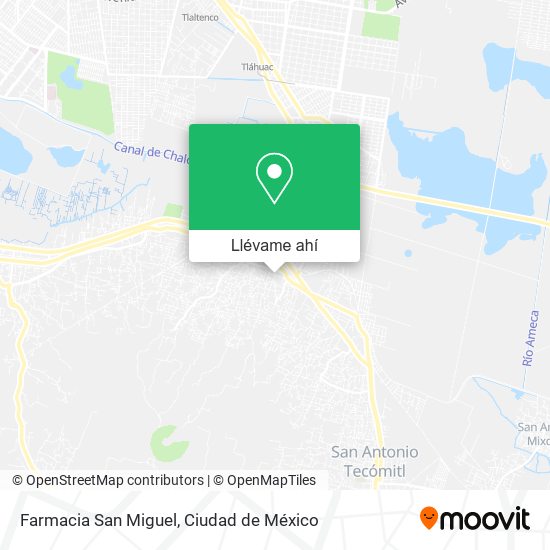 Mapa de Farmacia San Miguel