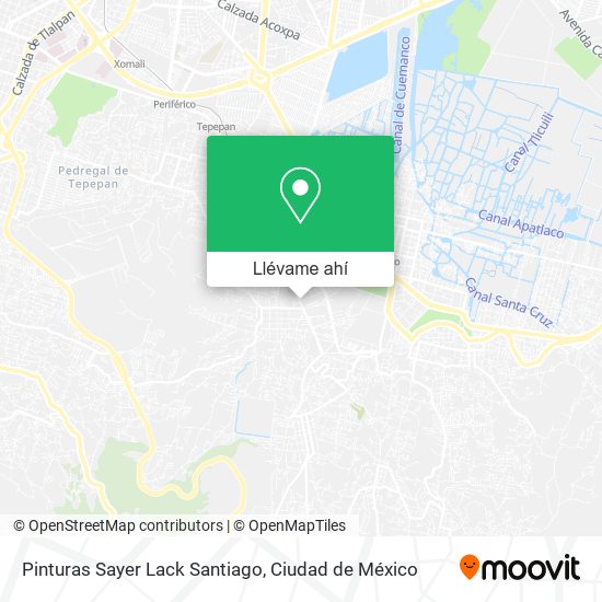 Mapa de Pinturas Sayer Lack Santiago