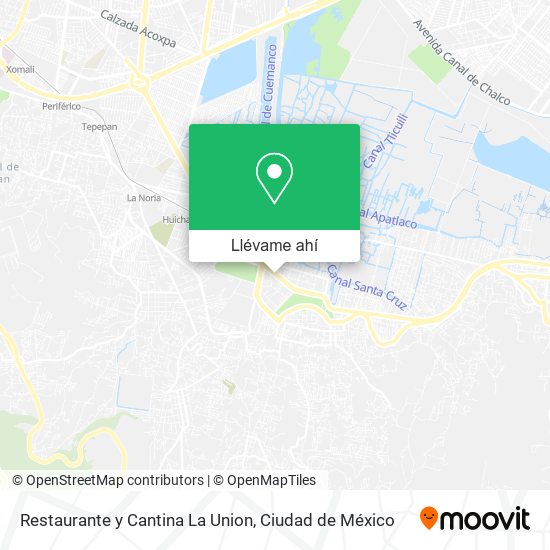 Mapa de Restaurante y Cantina La Union