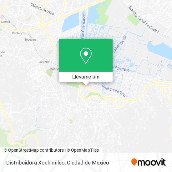 Mapa de Distribuidora Xochimilco