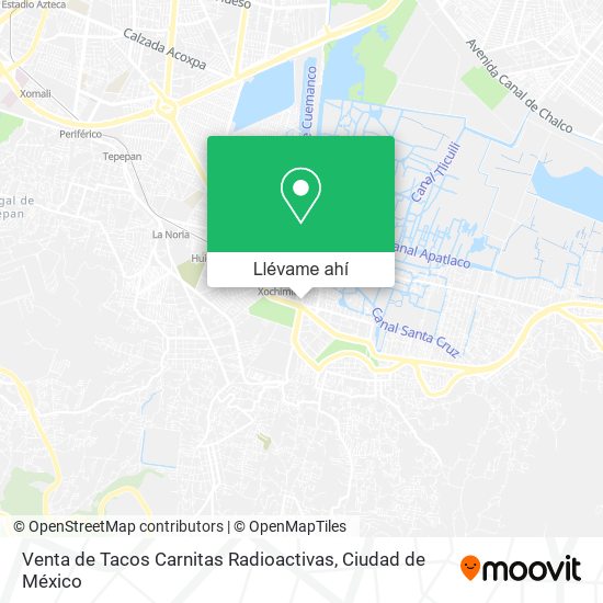 Mapa de Venta de Tacos Carnitas Radioactivas
