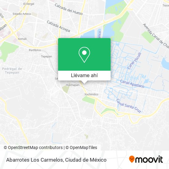 Mapa de Abarrotes Los Carmelos