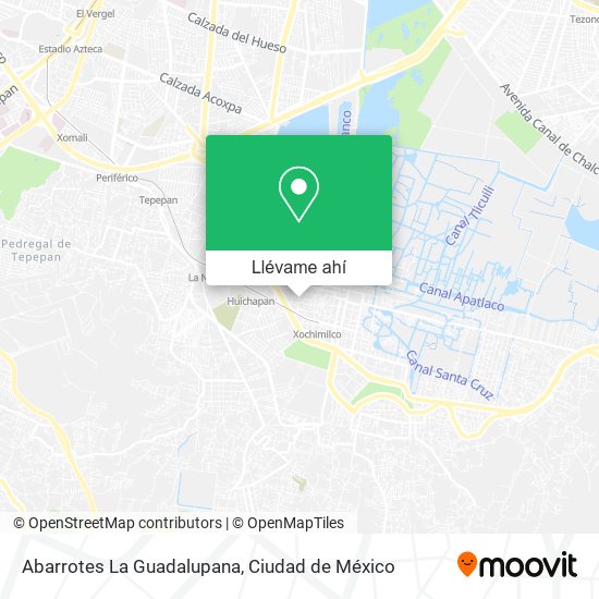 Mapa de Abarrotes La Guadalupana