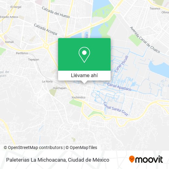 Mapa de Paleterias La Michoacana