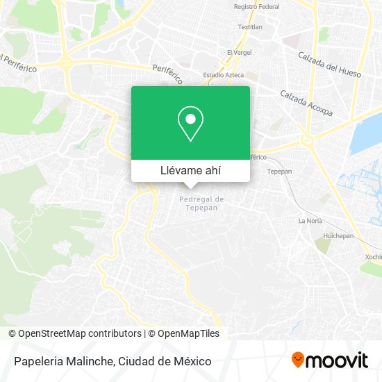 Mapa de Papeleria Malinche