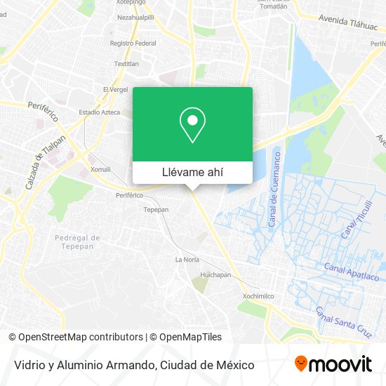 Mapa de Vidrio y Aluminio Armando