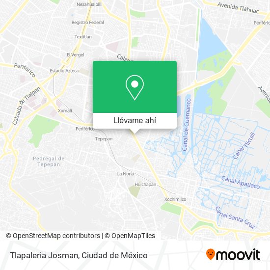 Mapa de Tlapaleria Josman