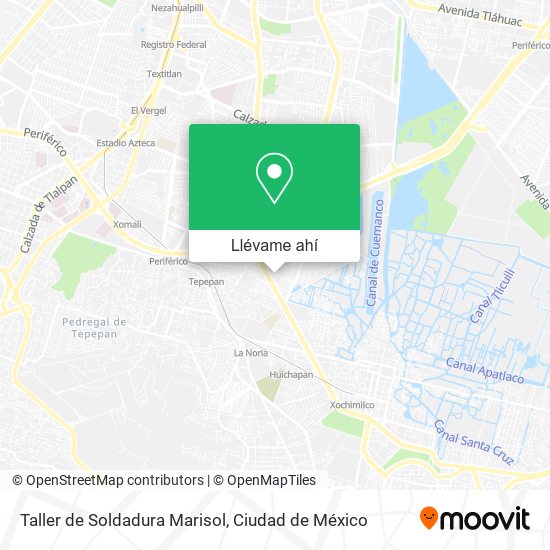 Mapa de Taller de Soldadura Marisol