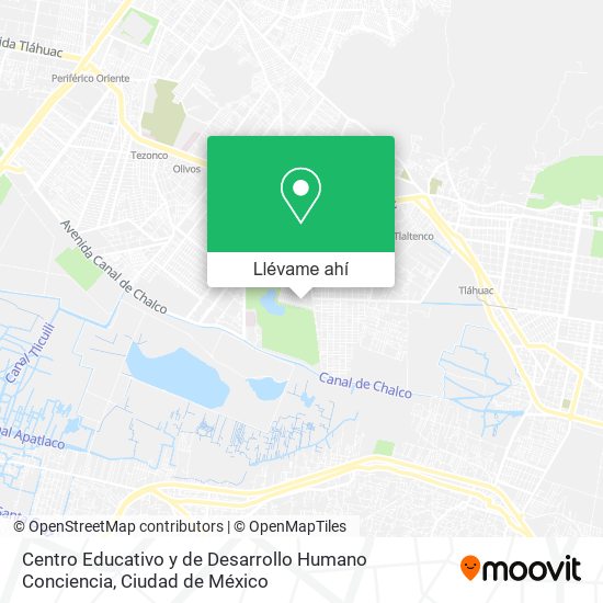 Mapa de Centro Educativo y de Desarrollo Humano Conciencia