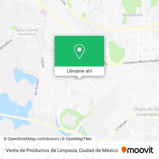 Mapa de Venta de Productos de Limpieza