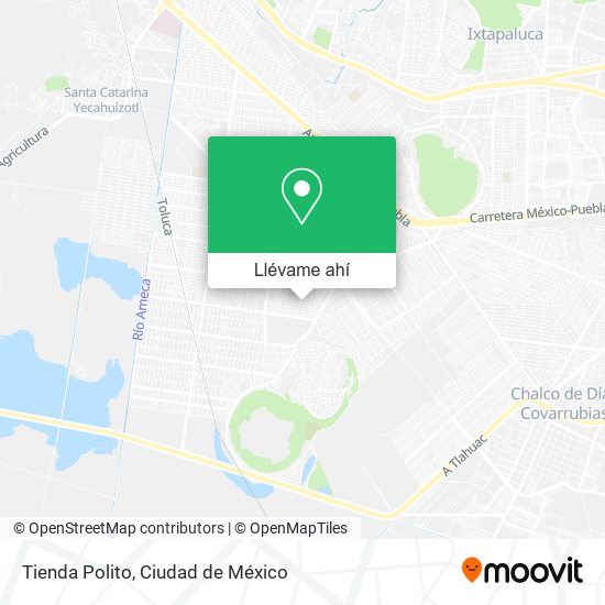 Mapa de Tienda Polito