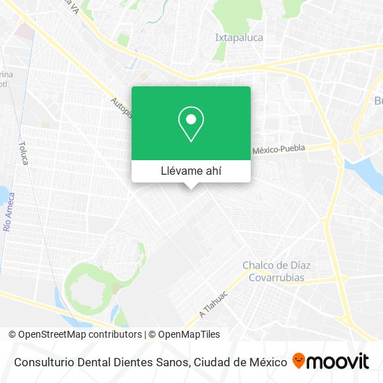 Mapa de Consulturio Dental Dientes Sanos