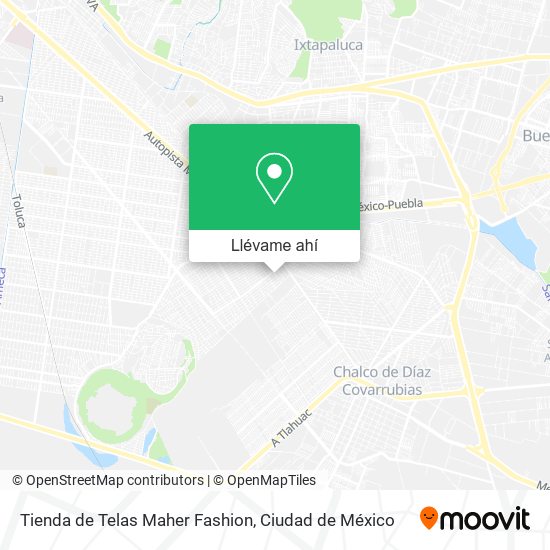 Mapa de Tienda de Telas Maher Fashion