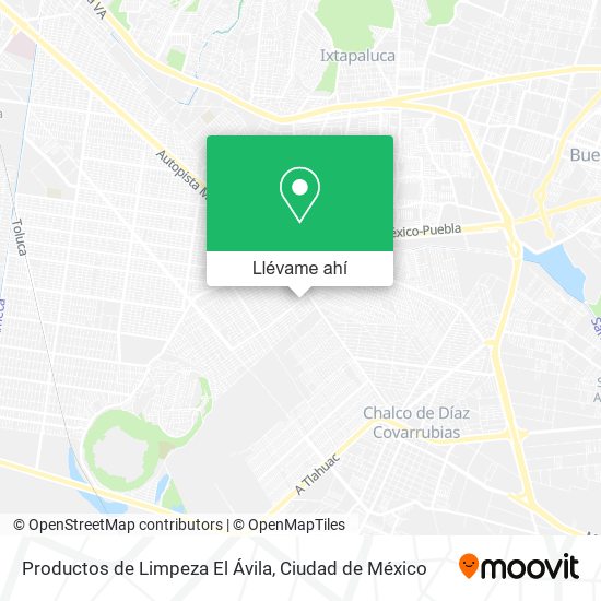 Mapa de Productos de Limpeza El Ávila