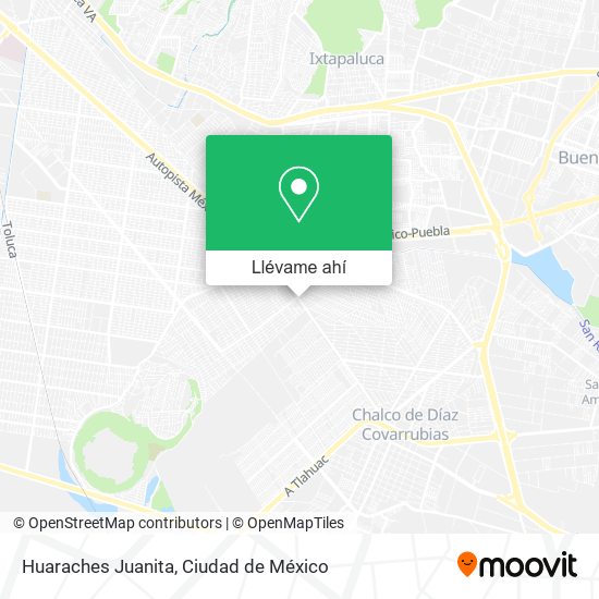 Mapa de Huaraches Juanita