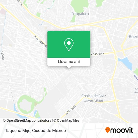 Mapa de Taqueria Mije