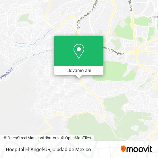 Mapa de Hospital El Ángel-UR