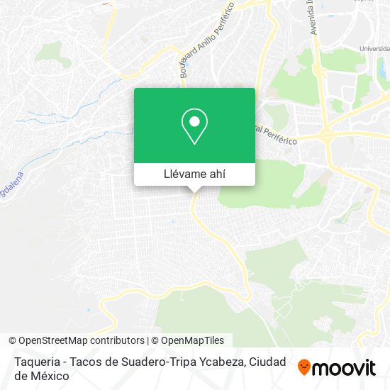 Mapa de Taqueria - Tacos de Suadero-Tripa Ycabeza