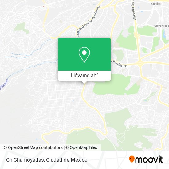 Mapa de Ch Chamoyadas