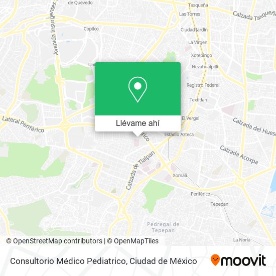 Mapa de Consultorio Médico Pediatrico