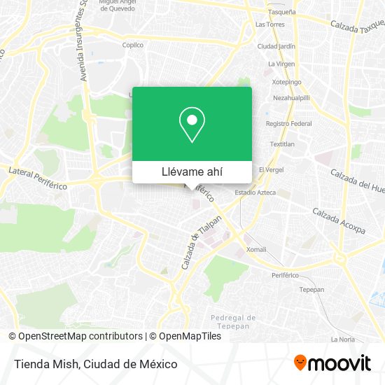 Mapa de Tienda Mish