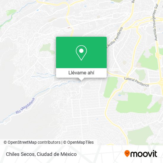 Mapa de Chiles Secos