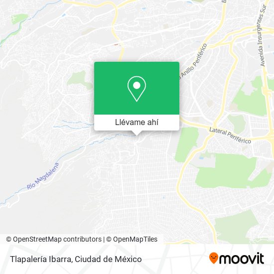 Mapa de Tlapalería Ibarra