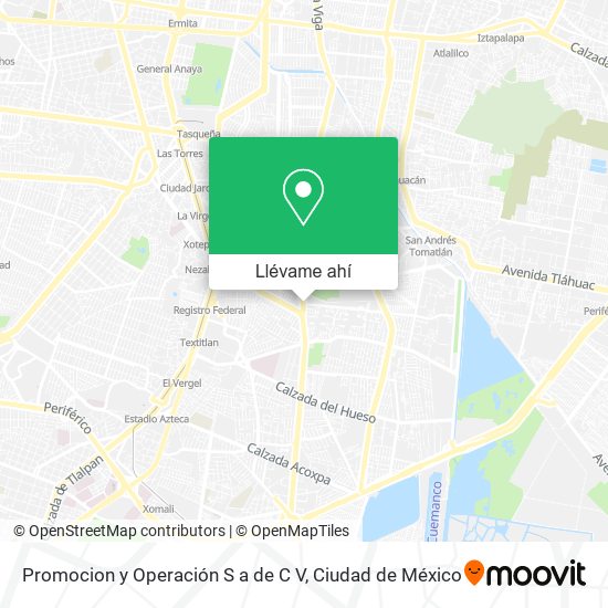 Mapa de Promocion y Operación S a de C V