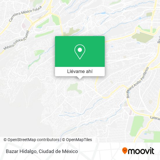 Mapa de Bazar Hidalgo
