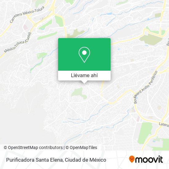 Mapa de Purificadora Santa Elena