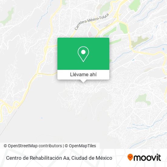 Mapa de Centro de Rehabilitación Aa