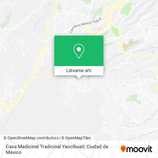 Mapa de Casa Medicinal Tradicinal Yaocihuatl