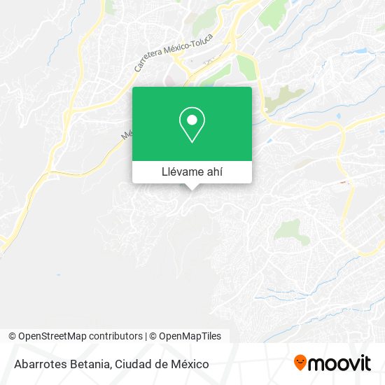 Mapa de Abarrotes Betania