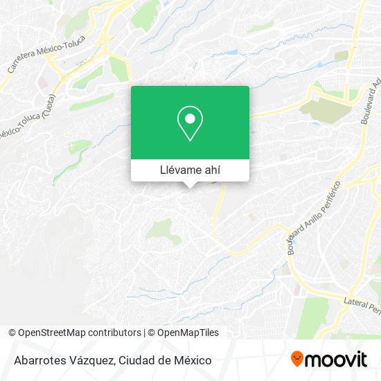 Mapa de Abarrotes Vázquez