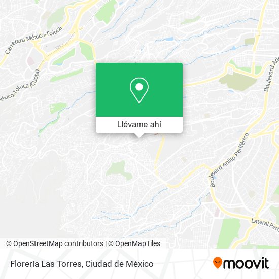Mapa de Florería Las Torres