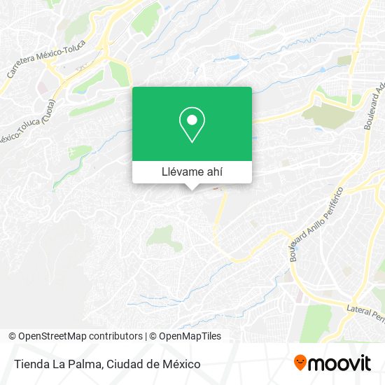 Mapa de Tienda La Palma