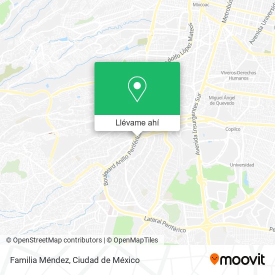 Mapa de Familia Méndez