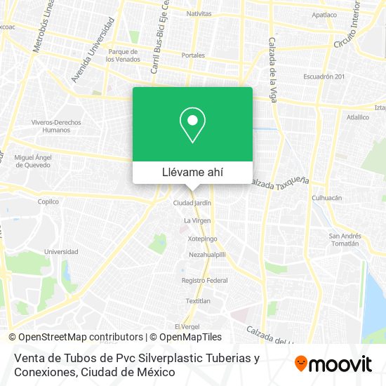 Mapa de Venta de Tubos de Pvc Silverplastic Tuberias y Conexiones