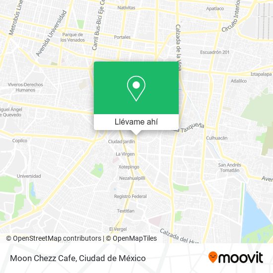 Mapa de Moon Chezz Cafe