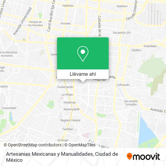 Mapa de Artesanias Mexicanas y Manualidades
